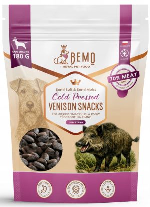 Przysmaki Dla Psa BEMO dziczyzna 180 g naturalne półwilgotne miękkie