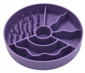 Fiboo MINI miska spowalniająca jedzenie FIOLET 15 cm