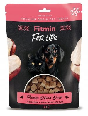 Fitmin przysmaki liofilizowane kaczka 100% 30g