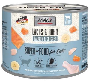 MACs kot puszka łosoś, kurczak 200g