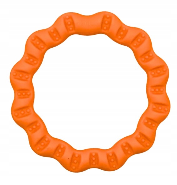 Fiboo Szarpak dla psa Fringo Mini – szarpak i dysk 2w1 pomarańczowy 12cm