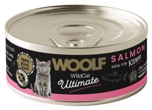 WOOLF WILD CAT ULTIMATE CAN KITTEN SALMON PATE 85g