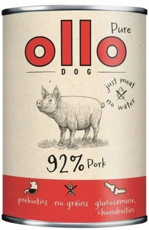Ollo mokra karma dla psa Pure WIEPRZOWINA 850g