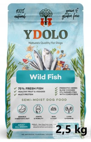 YDOLO karma dla psa RYBY MORSKIE karma półwilgotna 2,5 kg