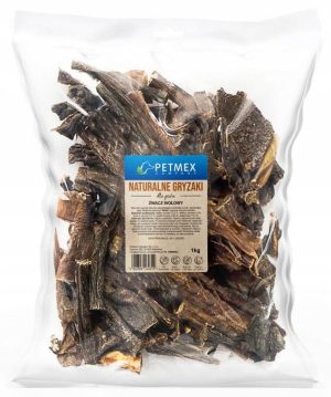 Petmex ŻWACZE WOŁOWE przysmak naturalny gryzak dla psa 1kg