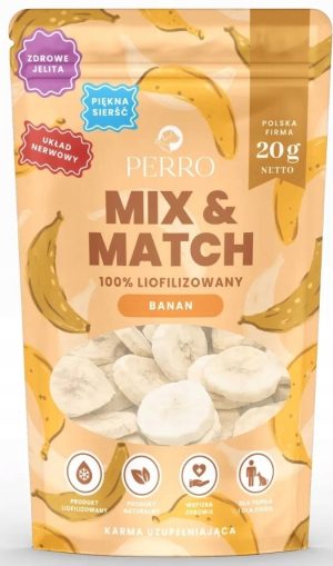 BANAN Perro MIX & MATCH przysmaki liofilizowane 20 g