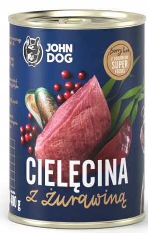 400g JD berry cielęcina żurawina 400g