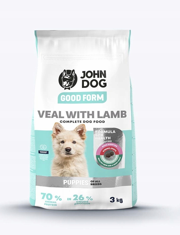 JD GF puppy cielęcina z jagnięciną 3 kg
