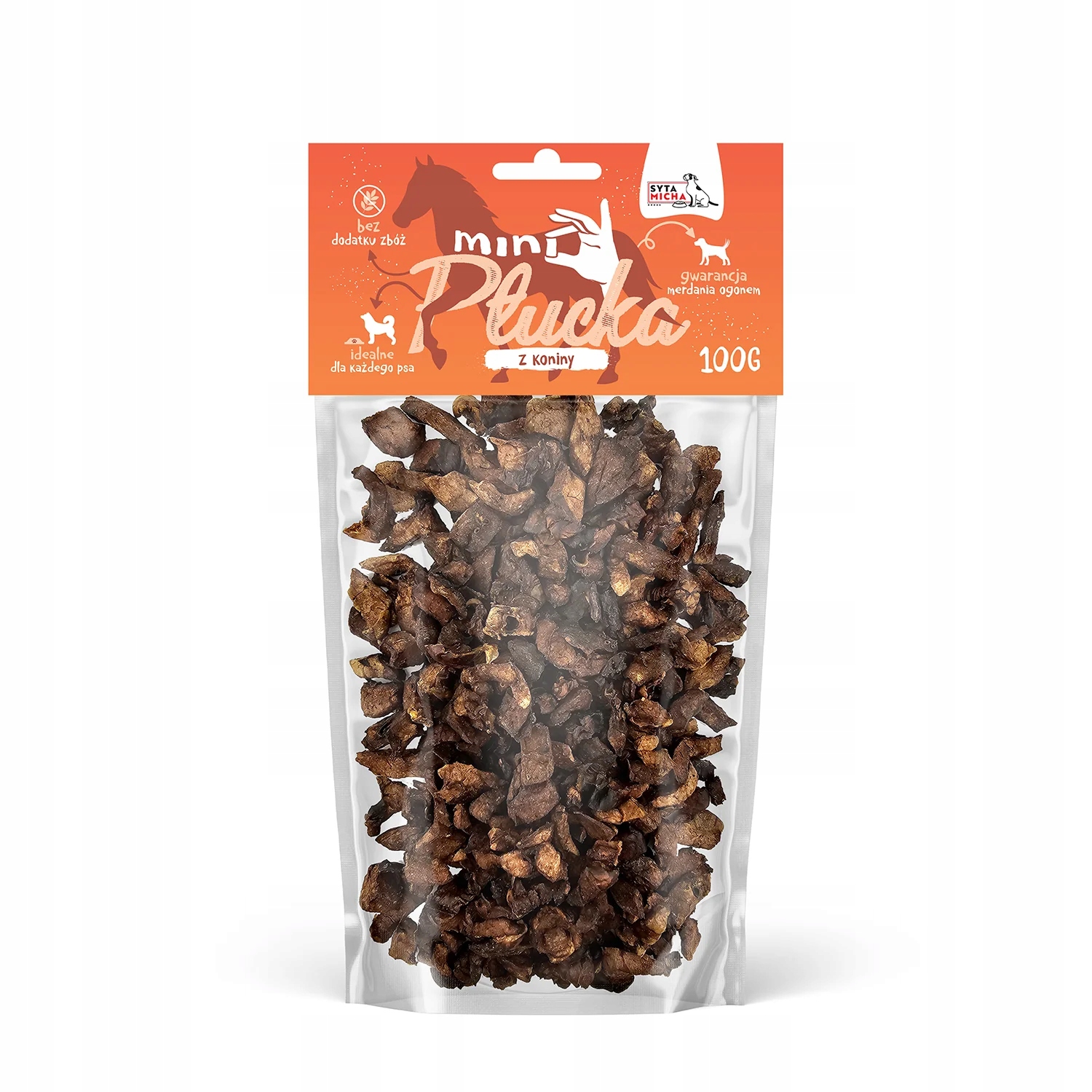 Syta Micha MINI Płucka końskie 100g
