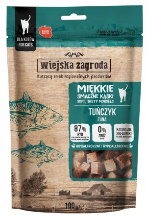 Wiejska Zagroda przysmaki dla kota TUŃCZYK miękkie mięsne kąski 100 g